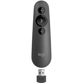 Logitech R500s Laser Presentation Remote, Laser, Wireless, Bluetooth, 2.40 GHz