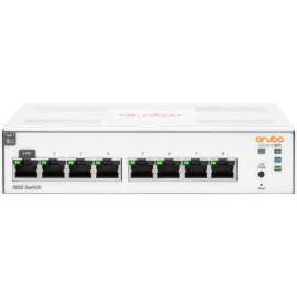 HPE Aruba Instant On 1830 8G Switch - 8 Ports - Manageable - Gigabit Ethernet - 10/100/1000Base-T - 2 Layer Supported - 5.90 W Power Consumption - 13 W PoE Budget - Twisted Pair - PoE Ports - Table Top, Wall Mountable, Under Table, Surface Mount, De