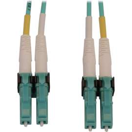 Tripp Lite Switchable Fiber Optic Cable 400G MMF 50 OM4 Duplex LC-PC M/M 1M - 3.28 ft Fiber Optic Network Cable for Network Device, Switch, Patch Panel - First End: 2 x LC/PC Network - Male - Second End: 2 x LC/PC Network - Male - 400 Gbit/s - LSZH,