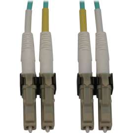 Tripp Lite Switchable Fiber Optic Cable 400G MMF 50/125 Duplex LC-PC M/M 3M - 9.84 ft Fiber Optic Network Cable for Switch, Patch Panel, Network Device - First End: 2 x LC/PC Network - Male - Second End: 2 x LC/PC Network - Male - 400 Gbit/s - LSZH,