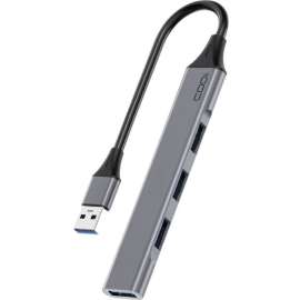 CODi USB-A 4-Port Hub, for Computer, USB Type A, 4 x USB Ports, 1 x USB 2.0