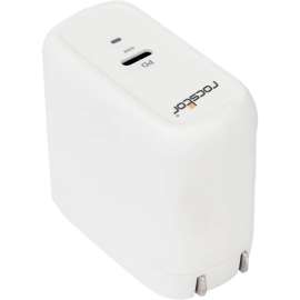 Rocstor 65W Smart USB-C Power AC Adapter Charger, For Apple MacBook, MacBook Air (30W), MacBook Pro 13" (61W) with USB-C, Chromebook, HP, Dell, Lenovo, Compatible with any USB-C enabled Laptop device up to 65W- UL & FCC/CE Certified, GaN technology for re