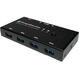 Comprehensive Cable Comprehensive 4 Port USB 3.0 Device Sharing Switcher, USB 3.0, External, 4 USB Port(s), 4 USB 3.0 Port(s)
