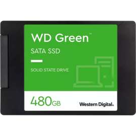 WD Green WDS480G3G0A 480 GB Solid State Drive, 2.5" Internal, SATA (SATA/600), Desktop PC, Notebook Device Supported, 545 MB/s Maximum Read Transfer Rate