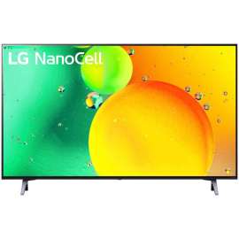 LG UQA 50NANO75UQA 50" Smart LED-LCD TV, 4K UHDTV, Black, HDR10, HLG, Nanocell Backlight