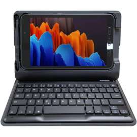 Samsung Keyboard/Cover Case (Folio) Samsung Galaxy Tab Active3 Tablet, Black, 5.3" Height x 9.5" Width x 2.4" Depth