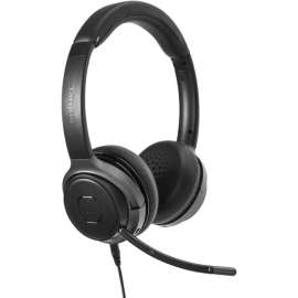 Targus Wireless Bluetooth Stereo Headset - Stereo - Mini-phone (3.5mm) - Wired/Wireless - Bluetooth - On-ear - Binaural - Noise Cancelling Microphone - Noise Canceling - Black