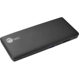 SIIG USB-C Triple Video MST Docking Station with PD, Triple 1080p Displays, 65W PD Charging, USB-A 5Gbps, MST Docking station