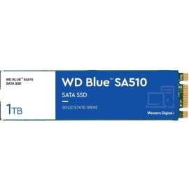 WD Blue SA510 WDS100T3B0B 1 TB Solid State Drive, M.2 2280 Internal, SATA (SATA/600), Desktop PC Device Supported, 400 TB TBW