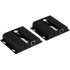 SIIG HDMI 4K30Hz HDbitT over IP Extender, 120m, Extends HDMI audio/video signals up to 120m over cost effective Cat 6/7 cable, while maintaining signal strength and superior audio/video quality, 4K30Hz, HDCP 1.4, One to Many, Many-to-Many, IR Control, wor