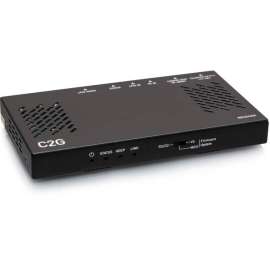 C2G Ultra-Slim HDMI HDBaseT + RS232, IR Over Cat Extender Box Receiver, 1 Output Device, 230 ft Range, 1 x Network (RJ-45), 1 x HDMI Out