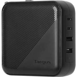 Targus 100W GaN Wall Charger - 100 W - 120 V AC, 230 V AC Input - Black