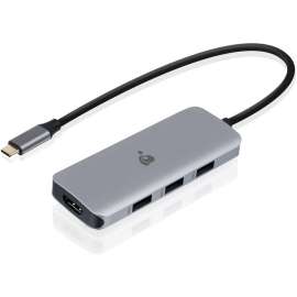 IOGEAR USB-C 8K Nano Dock Pro - for Notebook/Tablet/Monitor/Keyboard/Mouse - Rugged - USB Type C - 2 Displays Supported - 8K, 4K - 3840 x 2160 - 4 x USB Ports - 2 x USB 2.0 - 1 x USB 3.0 - 3 x USB Type-A Ports - USB Type-A - 1 x USB Type-C Ports - U