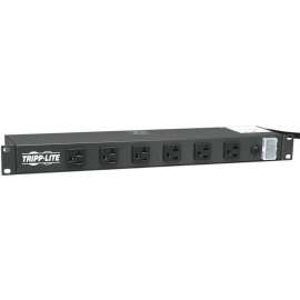 Tripp Lite Power Strip 12-Outlet Rackmount Metal 120V 5-15/20R 15ft Cord 1U, NEMA L5-20P, 12 NEMA 5-15/20R, 15ft Input