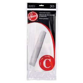 Hoover Vacuum Bag For Fits Bottom Fill Hoover Upright Vacuums. 3 pk
