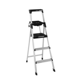 Cosco 5 ft. H Aluminum Step Ladder Type II 225 lb. capacity
