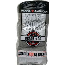 Rhodes American 00 Grade Very Fine Steel Wool Pad 12 pk