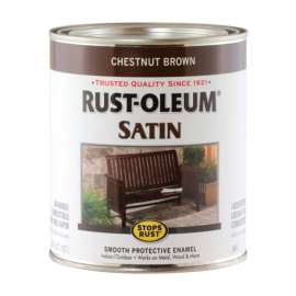 Rust-Oleum Stops Rust Indoor and Outdoor Chestnut Brown Protective Paint 1 qt