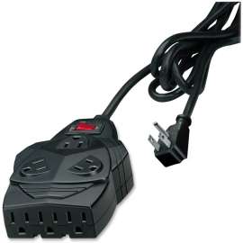 Fellowes Mighty 8 Surge Protector, 8 x NEMA 5-15R, 1300 J, 220 V AC Input, 220 V AC Output