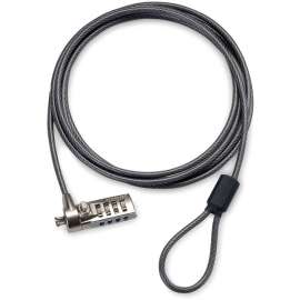 Targus DEFCON Combo Lock (CL), TAA Compliant, Resettable, 4-digit, Black
