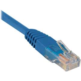 Tripp Lite Cat5e 350 MHz Molded (UTP) Ethernet Cable (RJ45 M/M) PoE Blue 7 ft. (2.13 m), 7 ft Category 5e Network Cable, First End: 1 x RJ-45, Male, Second End: 1 x RJ-45