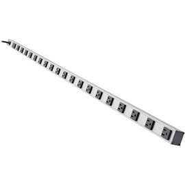 Tripp Lite Power Strip 20-Outlet Vertical 5-15R 15ft Cord Metal 60in 0URM, NEMA 5-15P, 20 NEMA 5-15R, 15ft