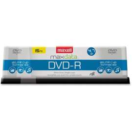 Maxell 16x DVD-R Media, 120mm, Single-layer Layers, 2 Hour Maximum Recording Time