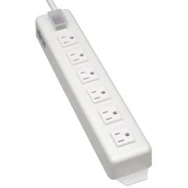 Tripp Lite Power It! Power Strip with 6 Right-Angle Outlets 15 ft. (4.57 m) Cord Transparent Switch Cover, NEMA 5-15P, 6 NEMA 5-15R, 15ft