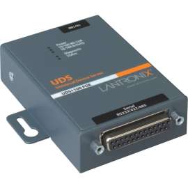 Lantronix One Port Serial (RS232/ RS422/ RS485) to IP Ethernet Device Server with Power Over Ethernet (PoE), Convert from RS-232; RS-485 to Ethernet using Serial over IP technology; Power Over Ethernet (PoE 802.3 AF); UL864 Compliant; Wall Mountable; Rail