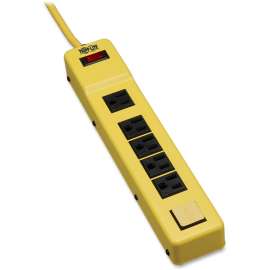 Tripp Lite Power It! 6-Outlet Safety Power Strip 6 ft. (1.83 m) Cord & Clip Safety Covers - NEMA 5-15P - 6 x NEMA 5-15R - 6 ft Cord - 15 A Current - 120 V AC Voltage - Wall-mountable/Desk-mountable