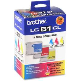 Brother LC513PKS Original Ink Cartridge, Inkjet, 400 Pages Cyan, 400 Pages Yellow, 400 Pages Magenta, Cyan, Yellow, Magenta, 1 Each