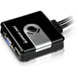 IOGEAR GCS42UW6 2-Port USB KVM Switch, 2 x 1