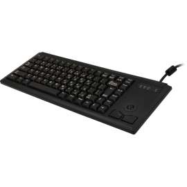 CHERRY ML 4420 Wired Keyboard, Compact,Pale Gray,Integrated Trackball
