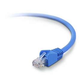 Belkin High Performance Cat. 6 UTP Network Patch Cable, RJ-45 Male, RJ-45 Male, 5.91", Blue