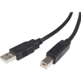 StarTech.com High Speed Certified USB 2.0, USB cable, 4 pin USB Type A (M), 4 pin USB Type B (M), 3ft ( USB / Hi-Speed USB )