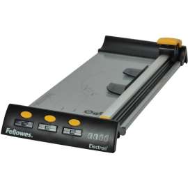 Fellowes Electron 180 Rotary Trimmer, 4 x Blade(s)Cuts 10Sheet, 18.11" Cutting Length, Perforated, Straight, Wave, Fold Cutting, 3.4" Height x 8.6" Width x 24.6" Depth