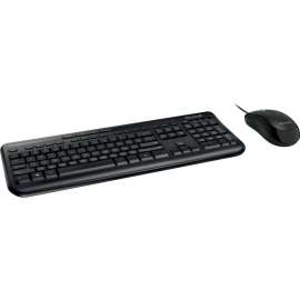 Microsoft Wired Desktop 600 Keyboard and Mouse, Keyboard, Cable, Mouse, Optical
