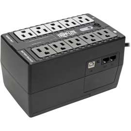 Tripp Lite UPS 550VA 300W Eco Green Battery Back Up Compact 120V USB RJ11, Desktop, Wall Mountable, 15 Hour Recharge, 1.20 Minute Stand-by, 120 V AC Input