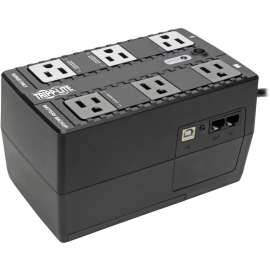 Tripp Lite UPS 350VA 210W Eco Green Battery Back Up Compact 120V USB RJ11 50/60Hz, Desktop, 7 Hour Recharge, 2 Minute Stand-by, 110 V AC Input