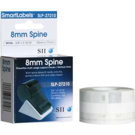 Seiko Labels Seiko Audio Cassette Label, 2.81" Width x 0.37" Length, 150/RollBox, White