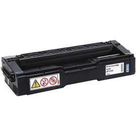 Ricoh Type SP C310HA Toner Cartridge, Laser, High Yield, 6000 Pages, Cyan