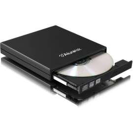 Aluratek AEOD100F 8x DVD - Double-layer - DVD-RAM/R/RW - 8x 8x (DVD) - 24x 24x (CD) - USB - External
