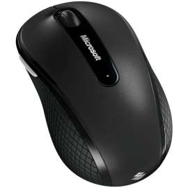 Microsoft Wireless Mobile Mouse 4000, USB, 4 x Button, Black