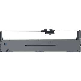 Epson Ribbon Cartridge, Dot Matrix, 7500000 Characters, Black, 1 Each