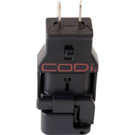 CODi Universal AC Power Adapter, 110 V AC, 220 V AC, Black