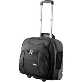 CODi Mobile Lite 15.4" Wheeled Case, Ballistic Nylon Body, Nylon Interior Material, Handle, Trolley Strap, 14.5" Height x 16" Width x 9" Depth