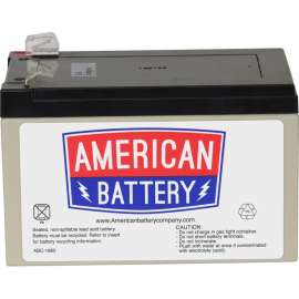 American Battery ABC Replacement Battery Cartridge #4, Maintenance-free Lead Acid Hot-swappable