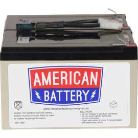 American Battery ABC Replacement Battery Cartridge #6, Maintenance-free Lead Acid Hot-swappable