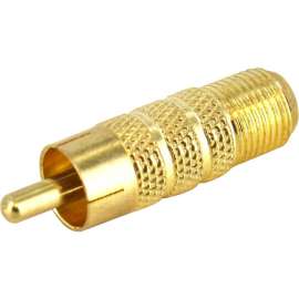 StarTech.com RCA to F Type Coaxial Adapter M/F