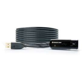 IOGEAR USB 2.0 Booster Extension Cable, 39ft, 39 ft USB Data Transfer Cable for PC, First End: 1 x USB 2.0 Type A, Male